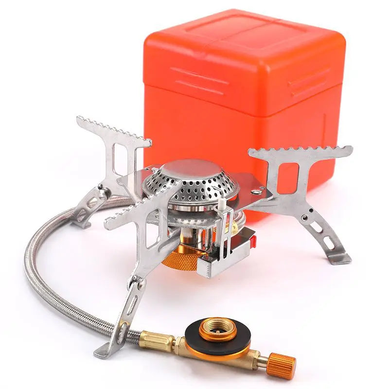 Portable Windproof Camping Gas Stove – High Pressure Burner