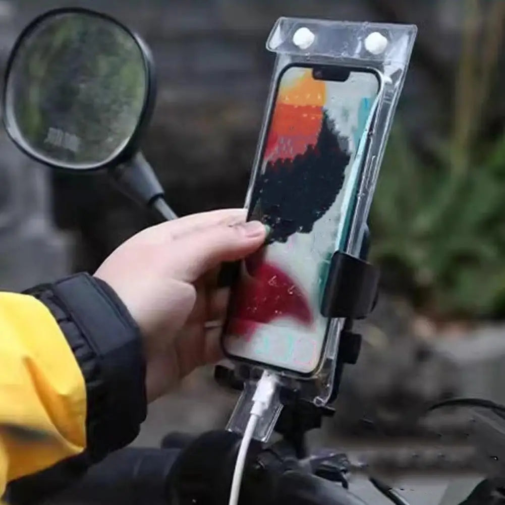 Waterproof Phone Bag IPX8 – Touch Screen, Stand & Charging Port