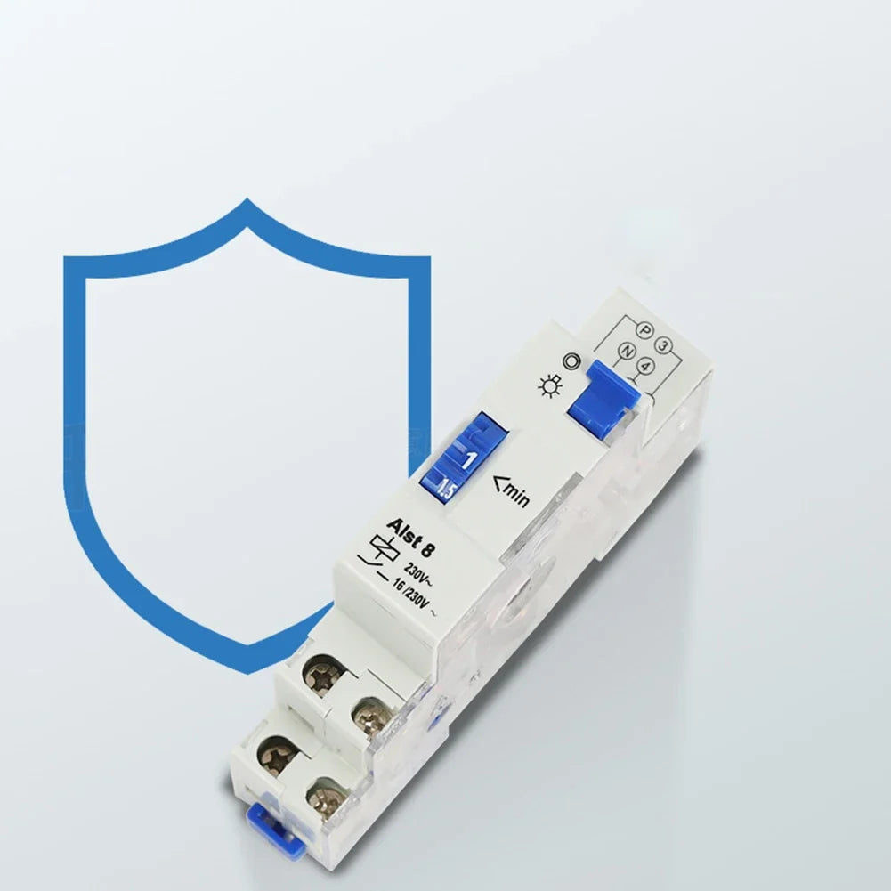 230V DIN-Rail Timer Relay – Auto Lighting Control 16A Energy Saver