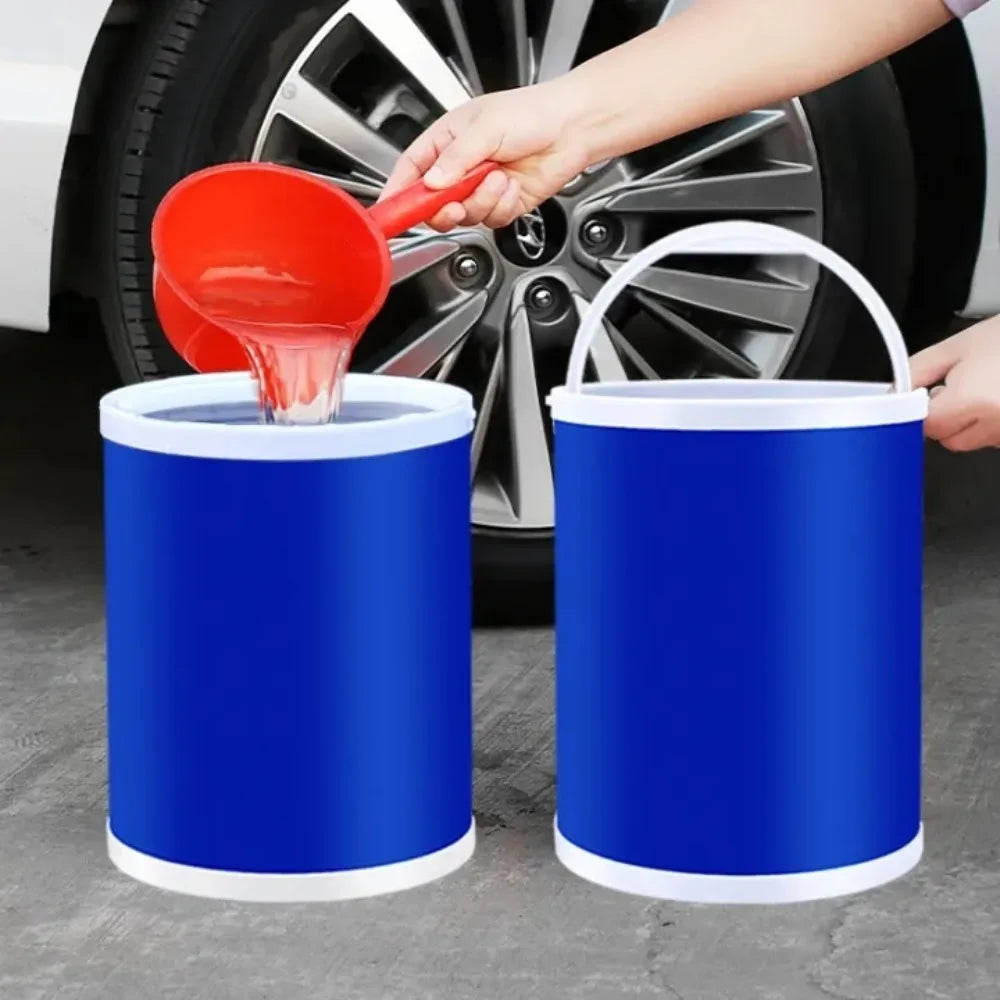 9L Collapsible Oxford Bucket – Car Wash, Camping & Fishing