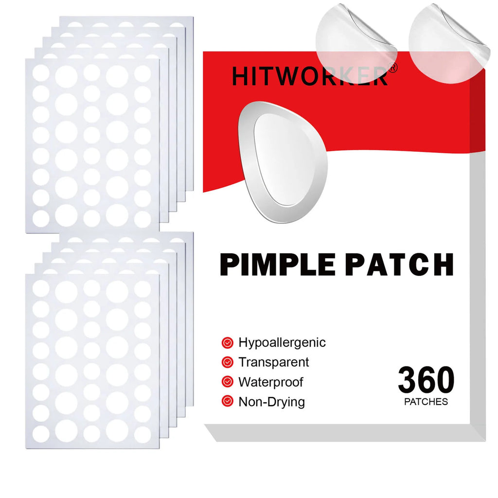 Hydrocolloid Acne Patches 360pcs – Invisible & Waterproof