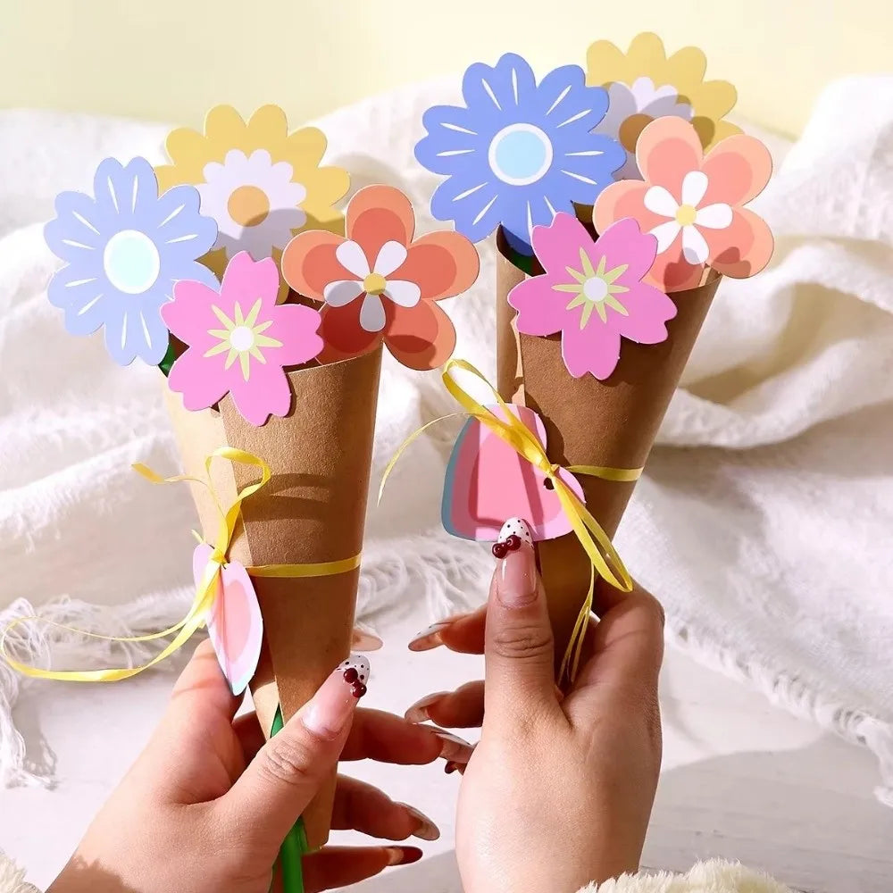 DIY Paper Flower Bouquet Craft Kit – Sunflower Making Set