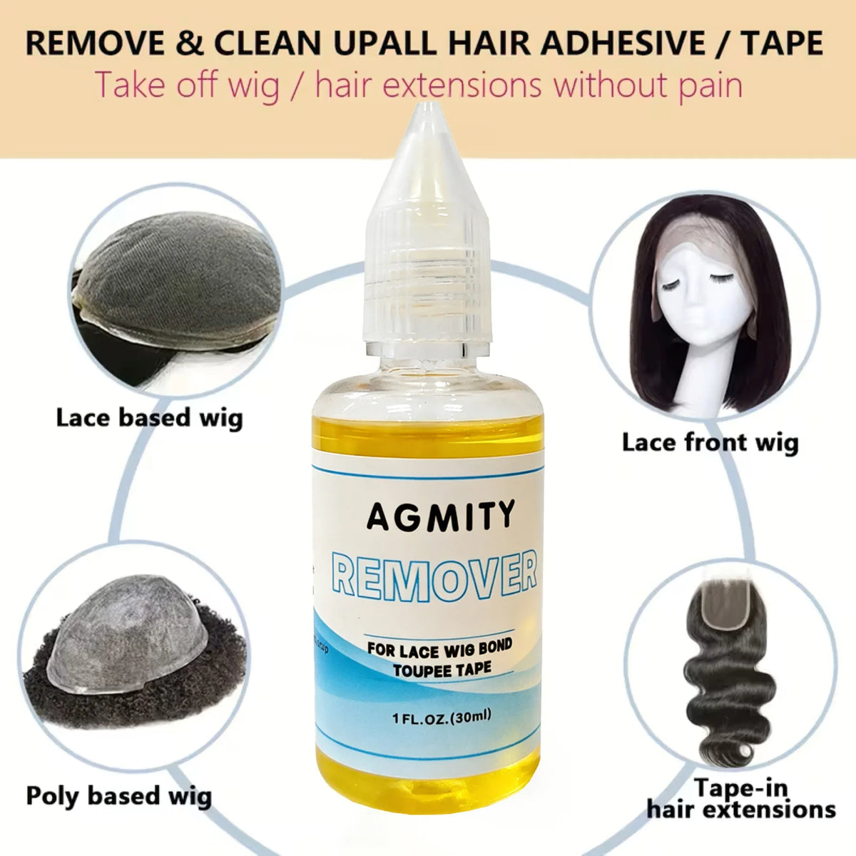 Lace Melting Spray & Adhesive Remover Set – Strong Waterproof Hold