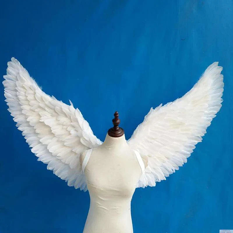 Kids White Angel Feather Wings – Costume & Carnival Party