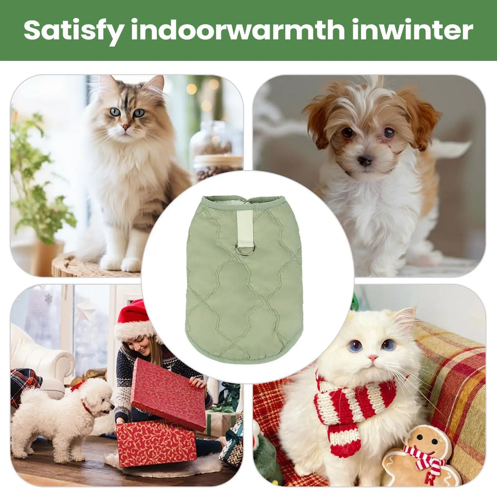 Windproof Insulated Dog & Cat Winter Coat | Pet Jacket