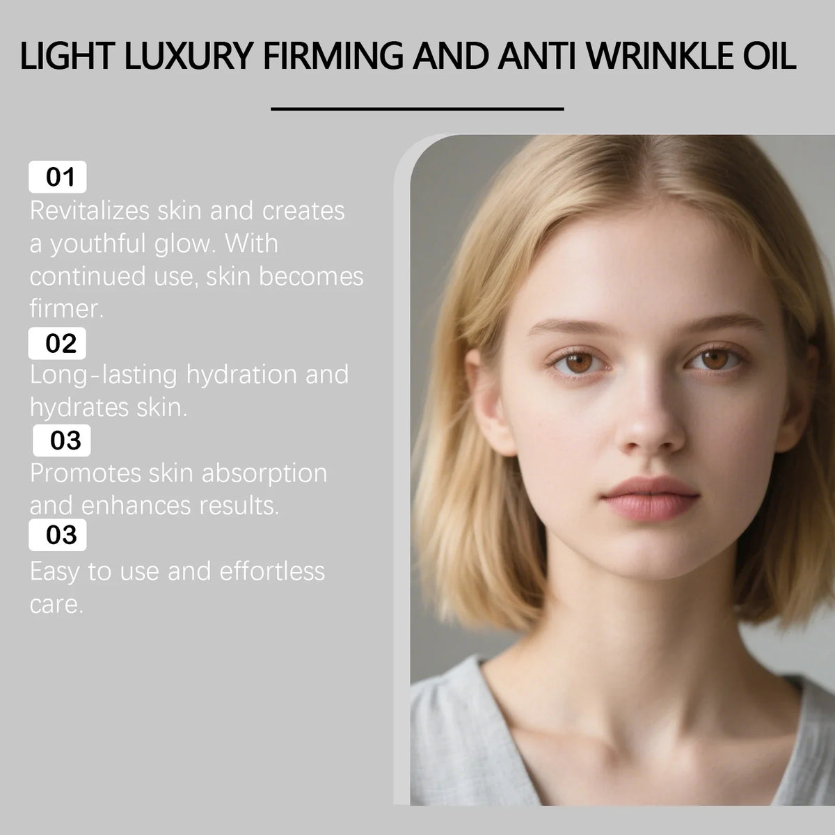 Hoygi Firming Face Oil Serum – Anti-Wrinkle & Lifting 30ml