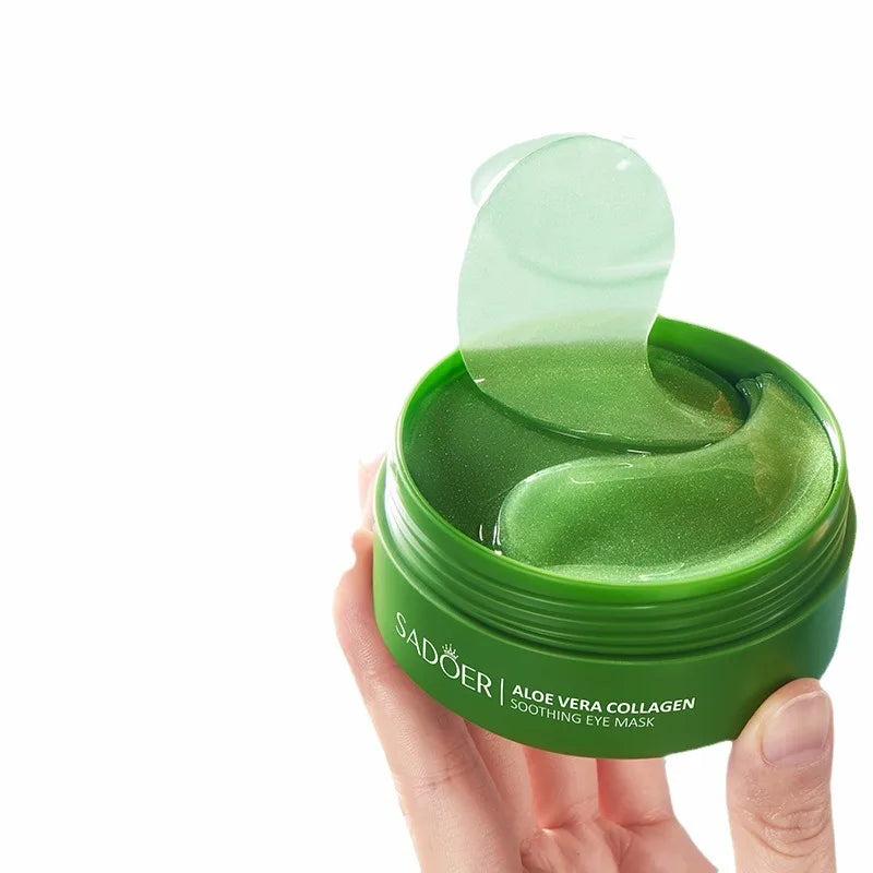 SADOER 60-Pc Aloe Collagen Eye Masks – Dark Circles & Firming