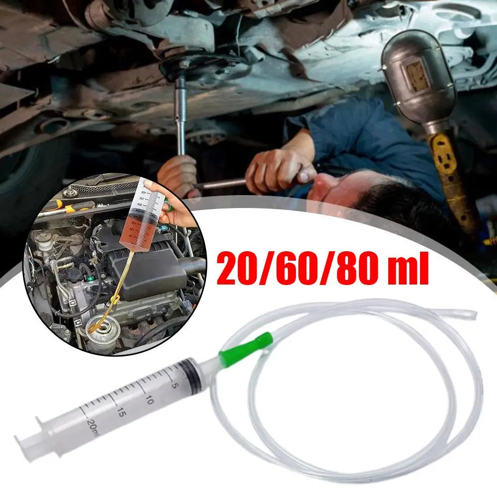Manual Oil Extraction Syringe 20/60/80ml – Fluid Pump for Cars