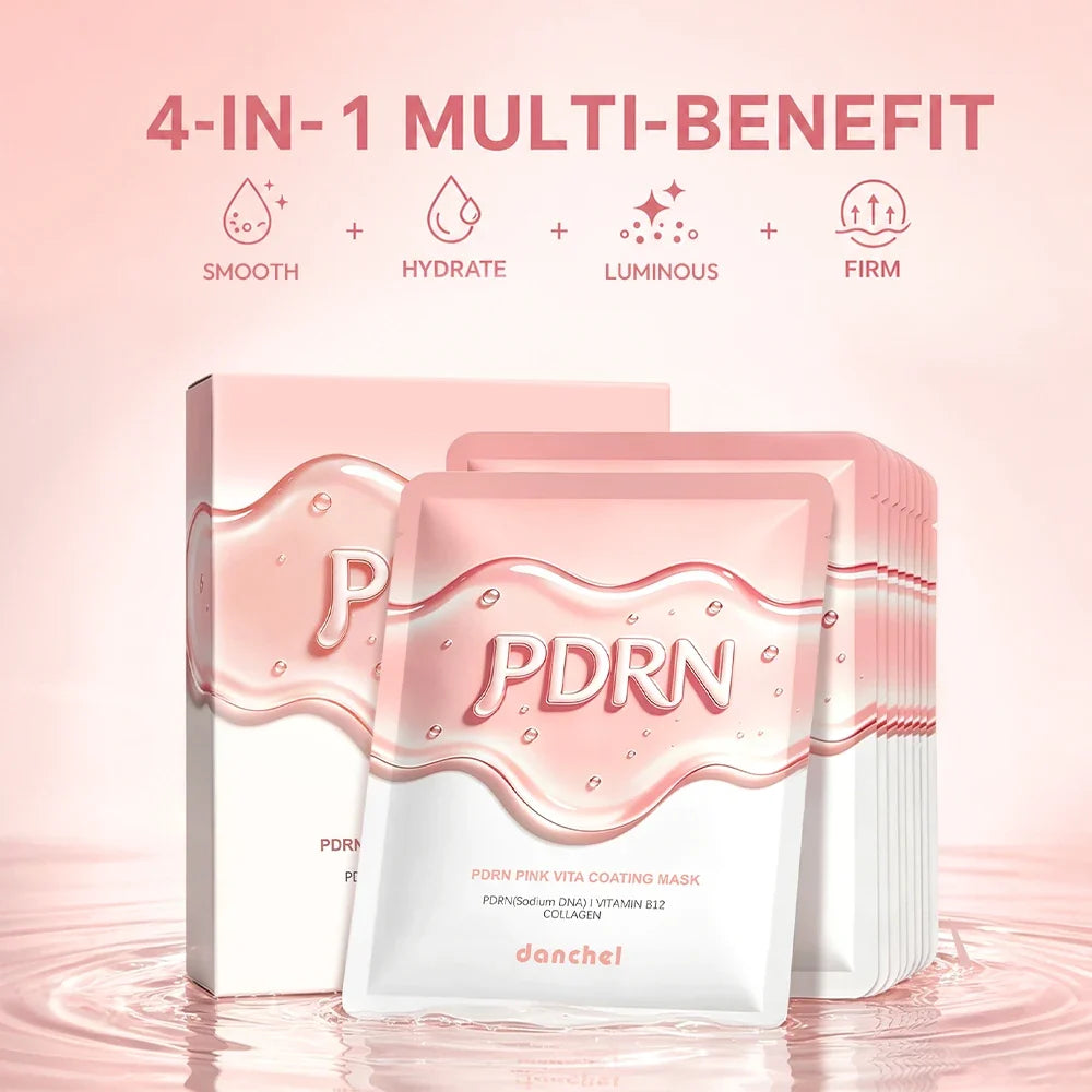 10-Pack PDRN Salmon DNA Sheet Masks – Hydrating & Firming