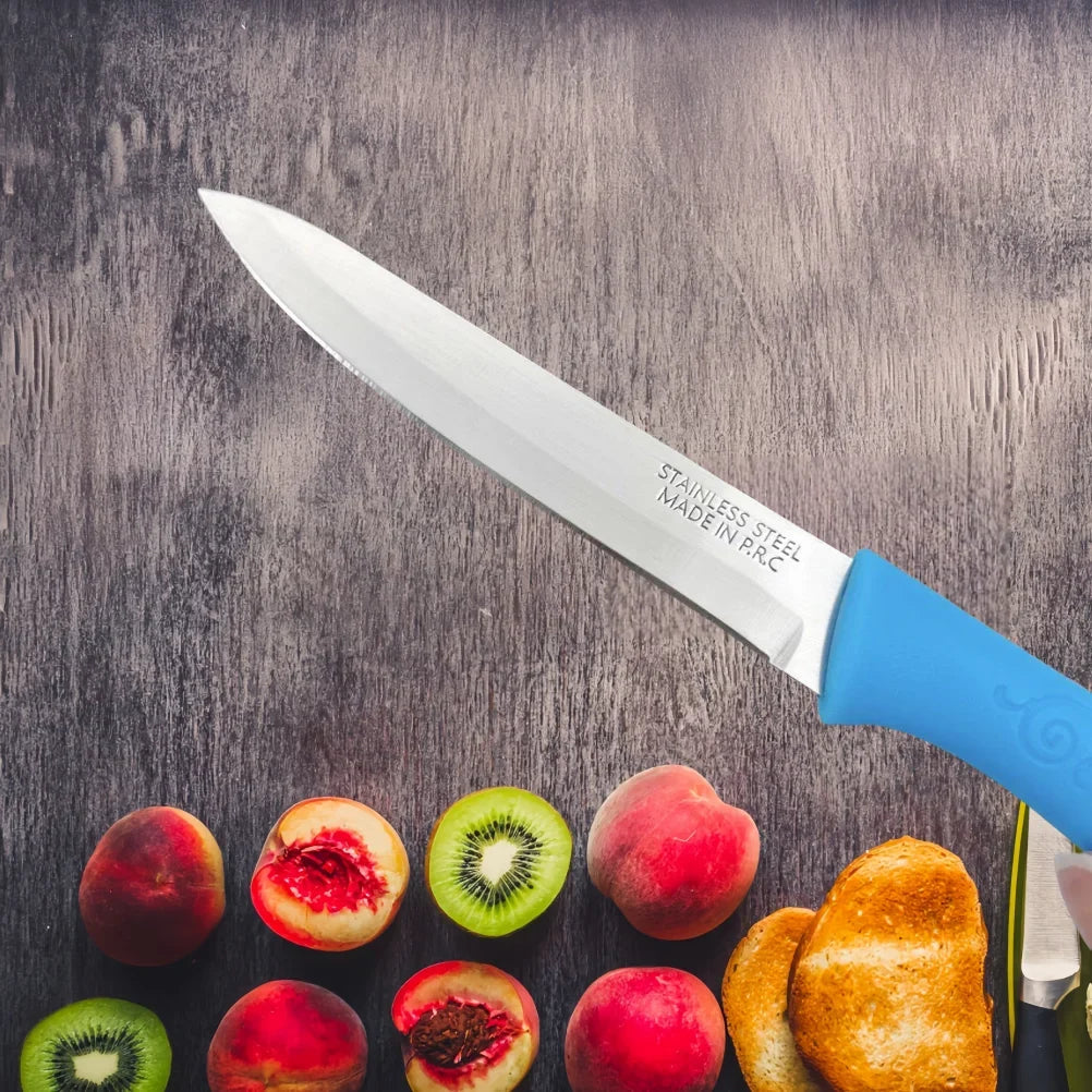 3-Piece Stainless Steel Paring Knives Set – Fruit & Kitchen