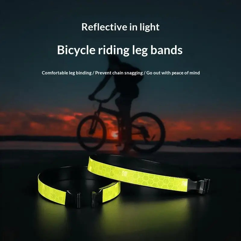 Reflective Carabiner Trouser Clips for Cycling – 2 Pack