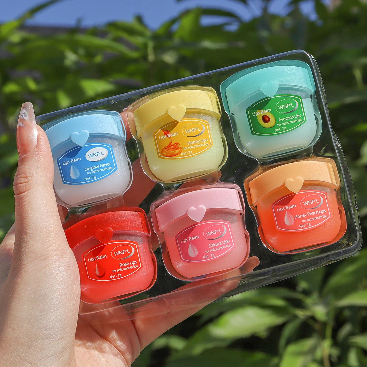 6-Piece Moisturizing Lip Mask Set – Hydrating Lip Care Gift
