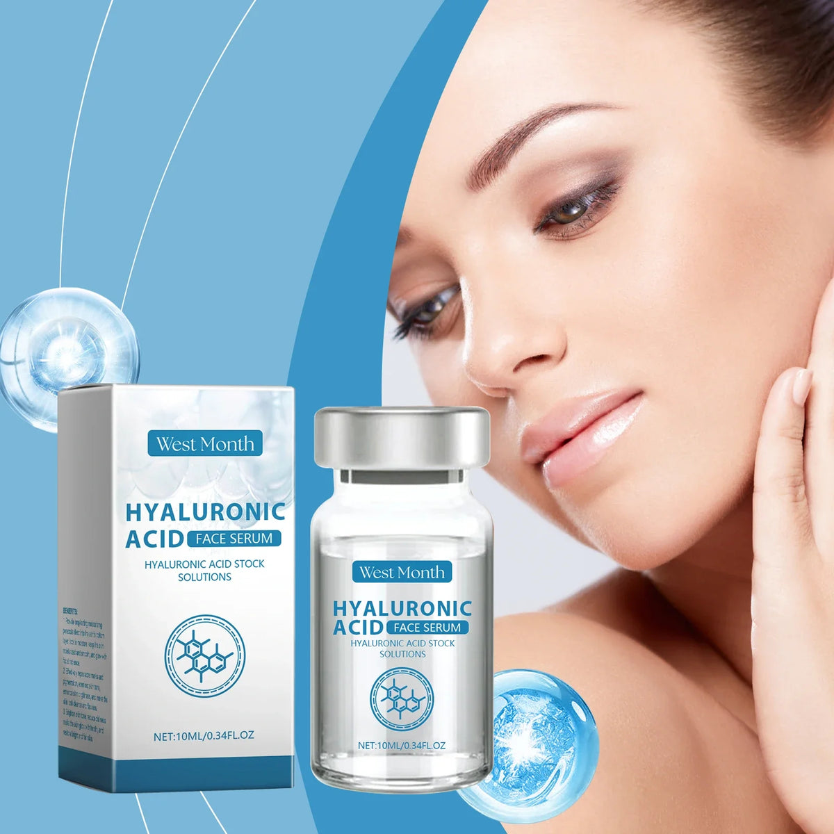 Hyaluronic Acid Face Serum – Hydrating & Pore Minimizing