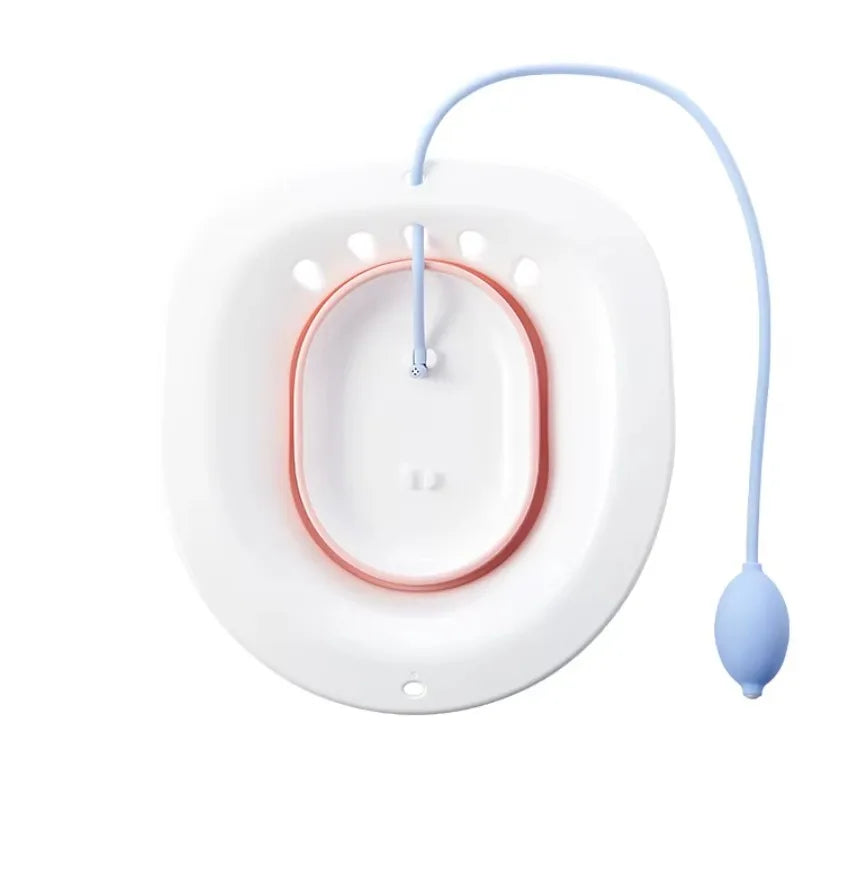 Sitz Bath Toilet Seat Postpartum Care Sits Women Collapsible Flusher