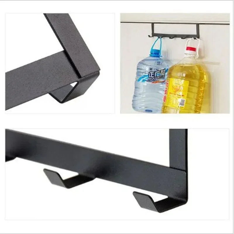 Over-Door Wrought Iron Hook – No-Drill Storage Rack
