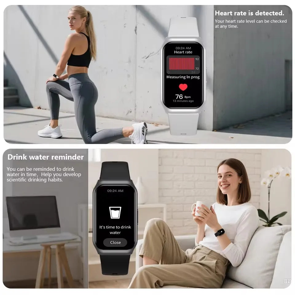 Curved Screen Smart Watch 2026 Health Heart Rate Blood Oxygen