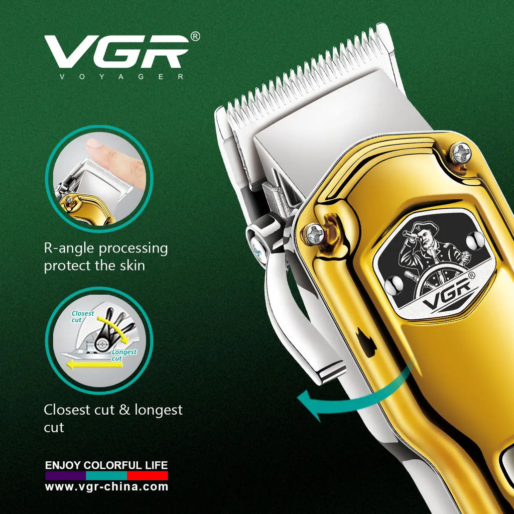 VGR V-693 Professional Cordless Hair Clipper for Men
