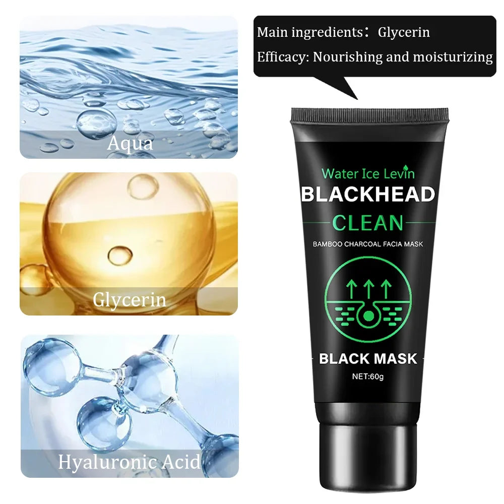 Bamboo Charcoal Peel-Off Mask – Blackhead & Deep Pore Cleanser