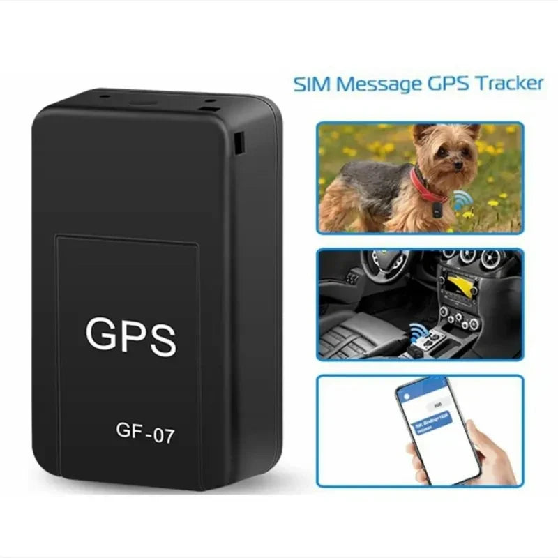GF-07 Mini Magnetic GPS Tracker – Real-Time SIM Tracking