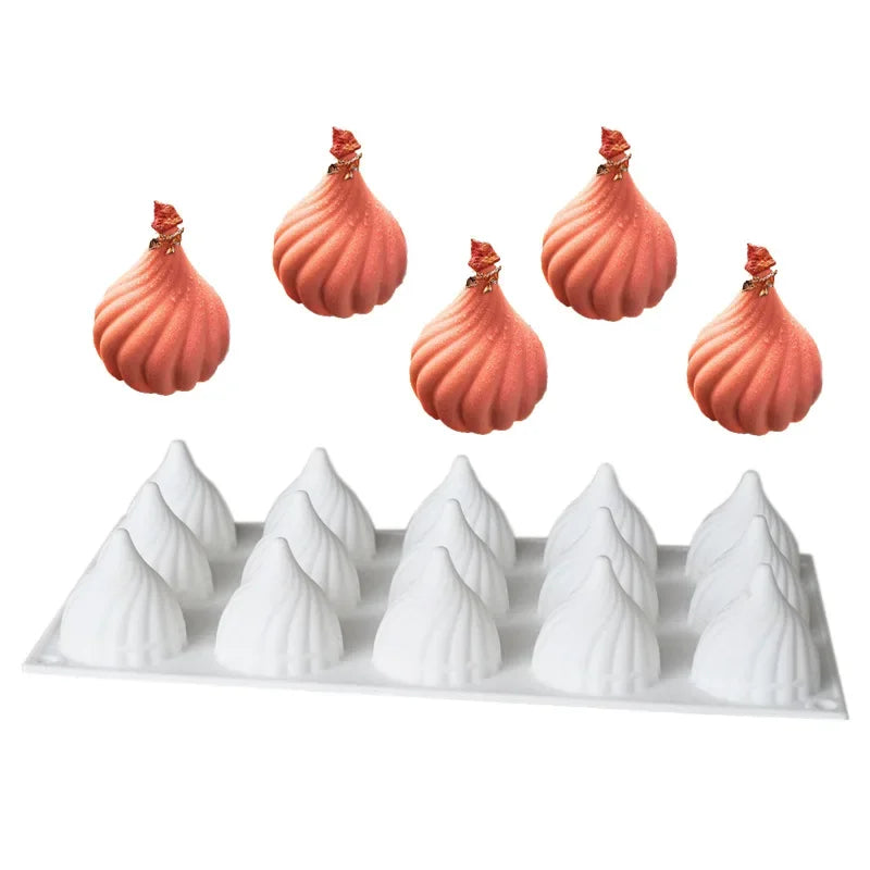 Onion Mousse Cake Silicone Mold – Chocolate, Candle & Baking