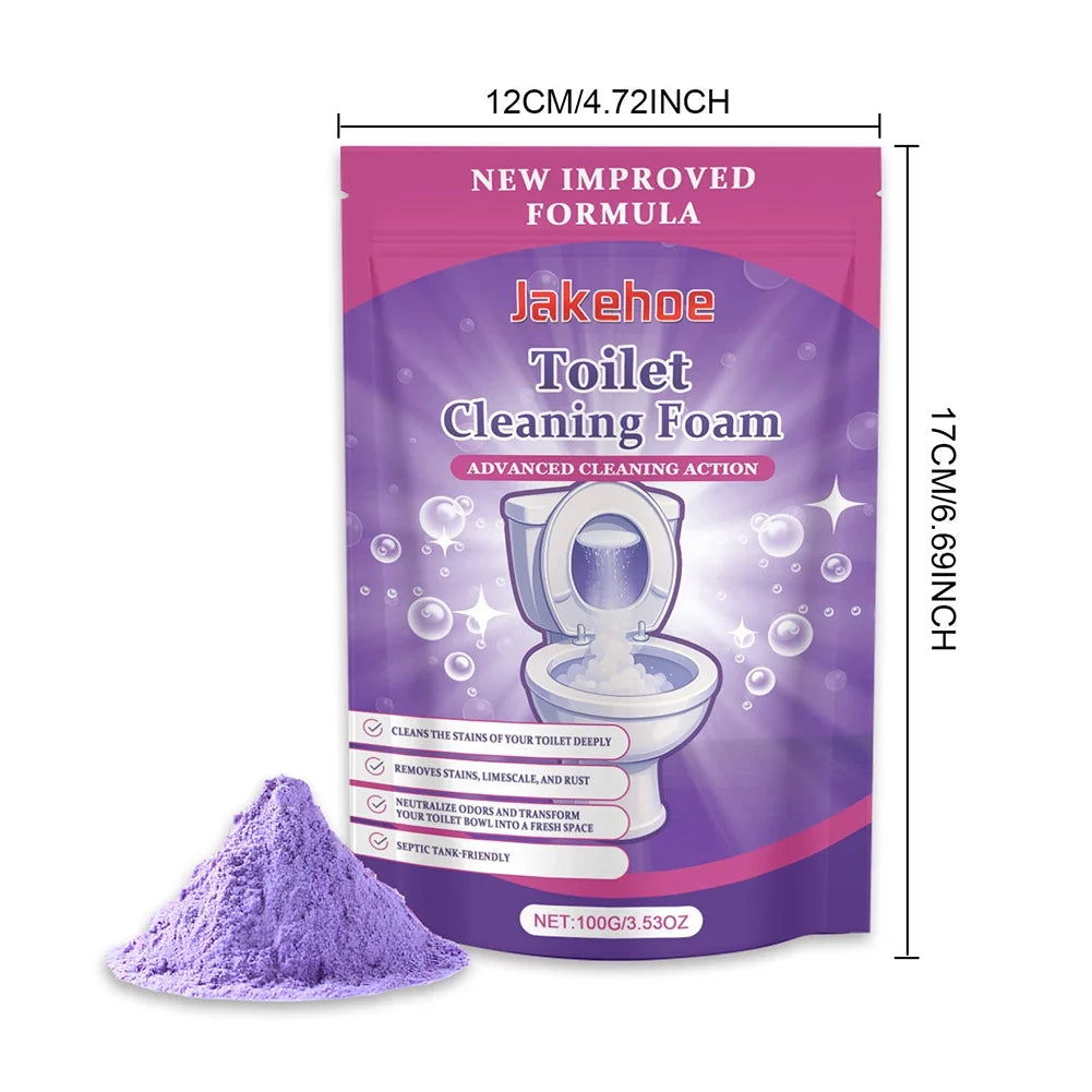 Foaming Toilet Bowl Cleaner Powder – Descaling & Odor Fresh
