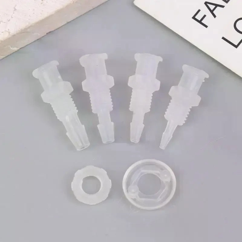 Luer Lock Adapter – PP Plastic Straight Through Air Valve Fitting