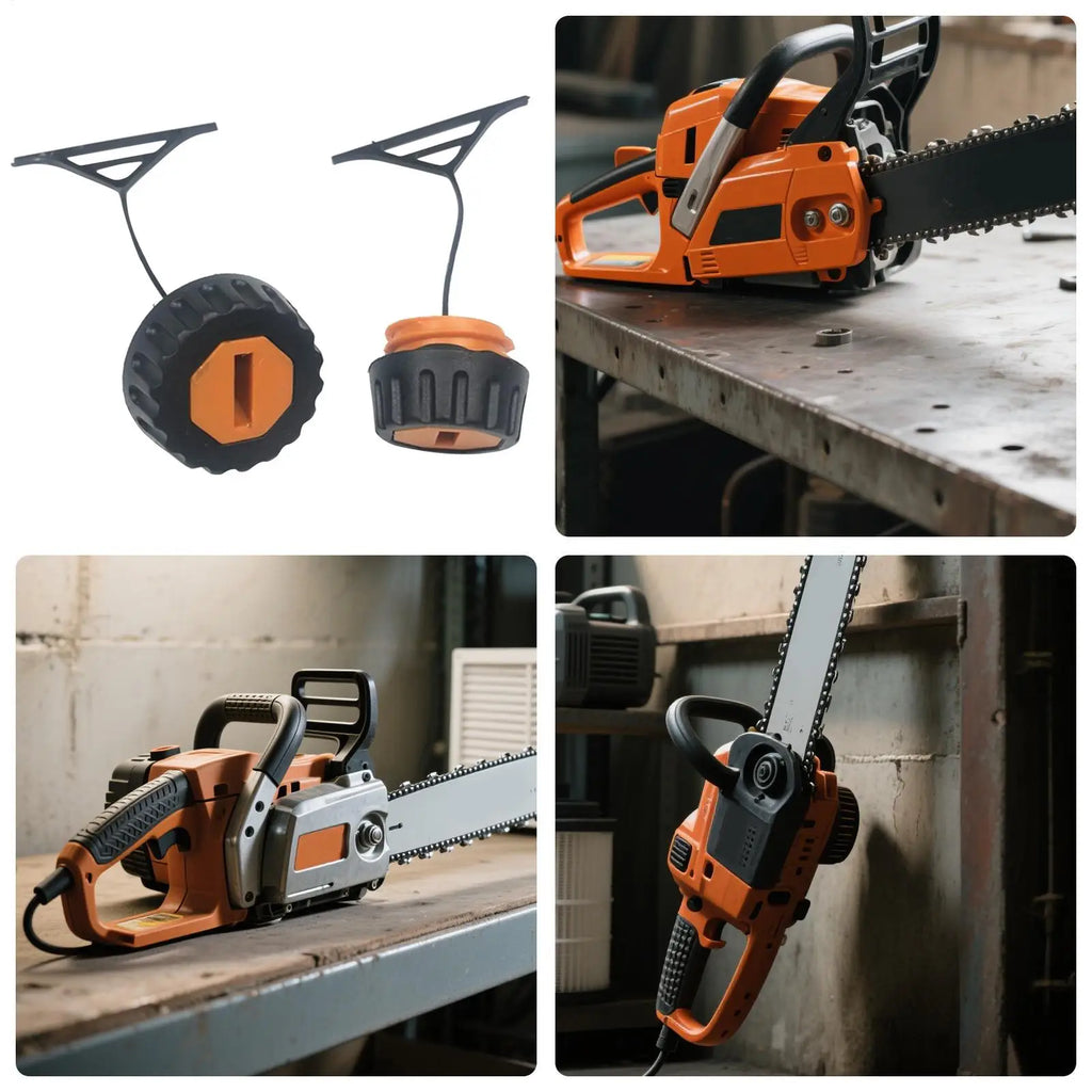 Chainsaw Oil Tank Cap – Knob-Design Leak-Proof ABS Replacement