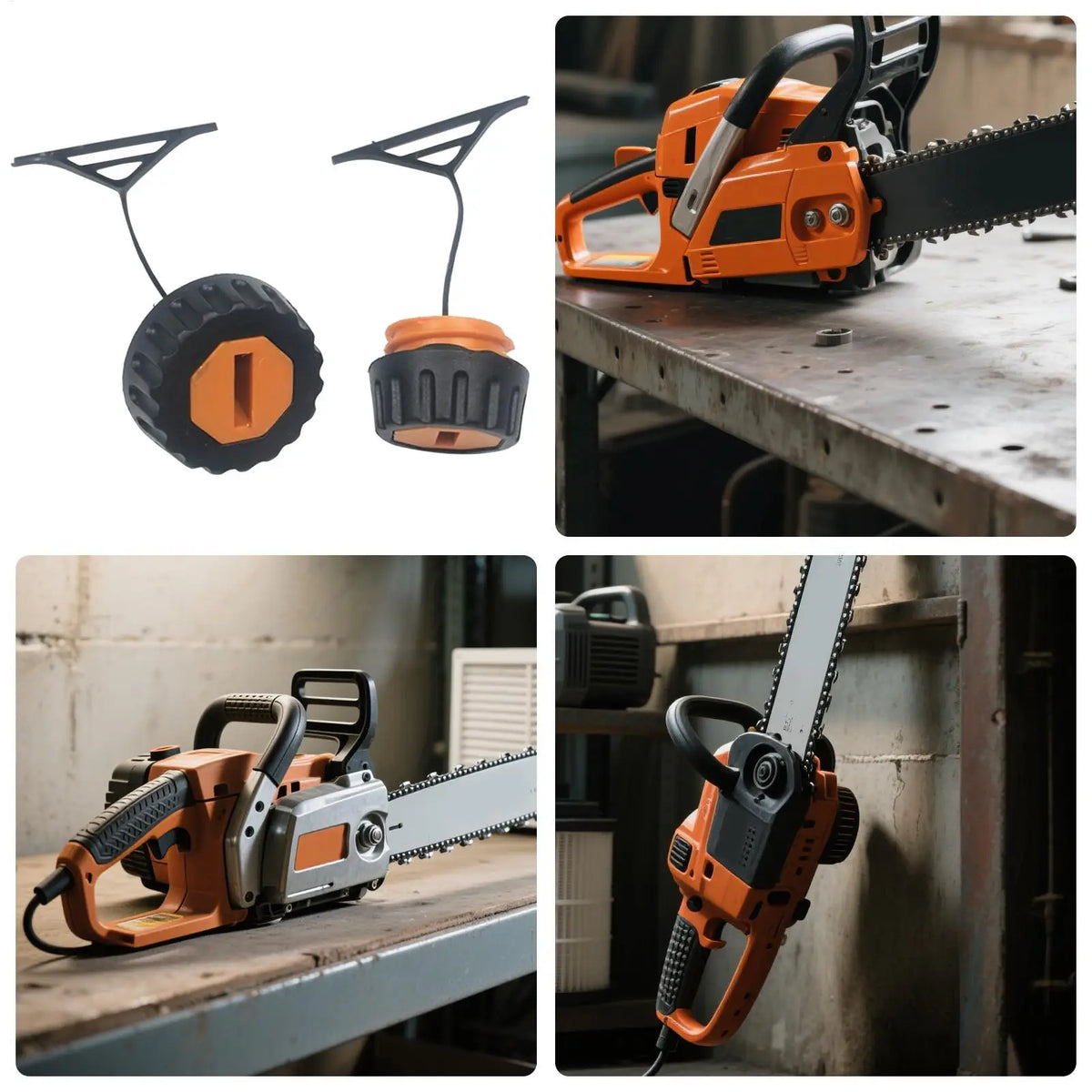 Chainsaw Oil Tank Cap – Knob-Design Leak-Proof ABS Replacement
