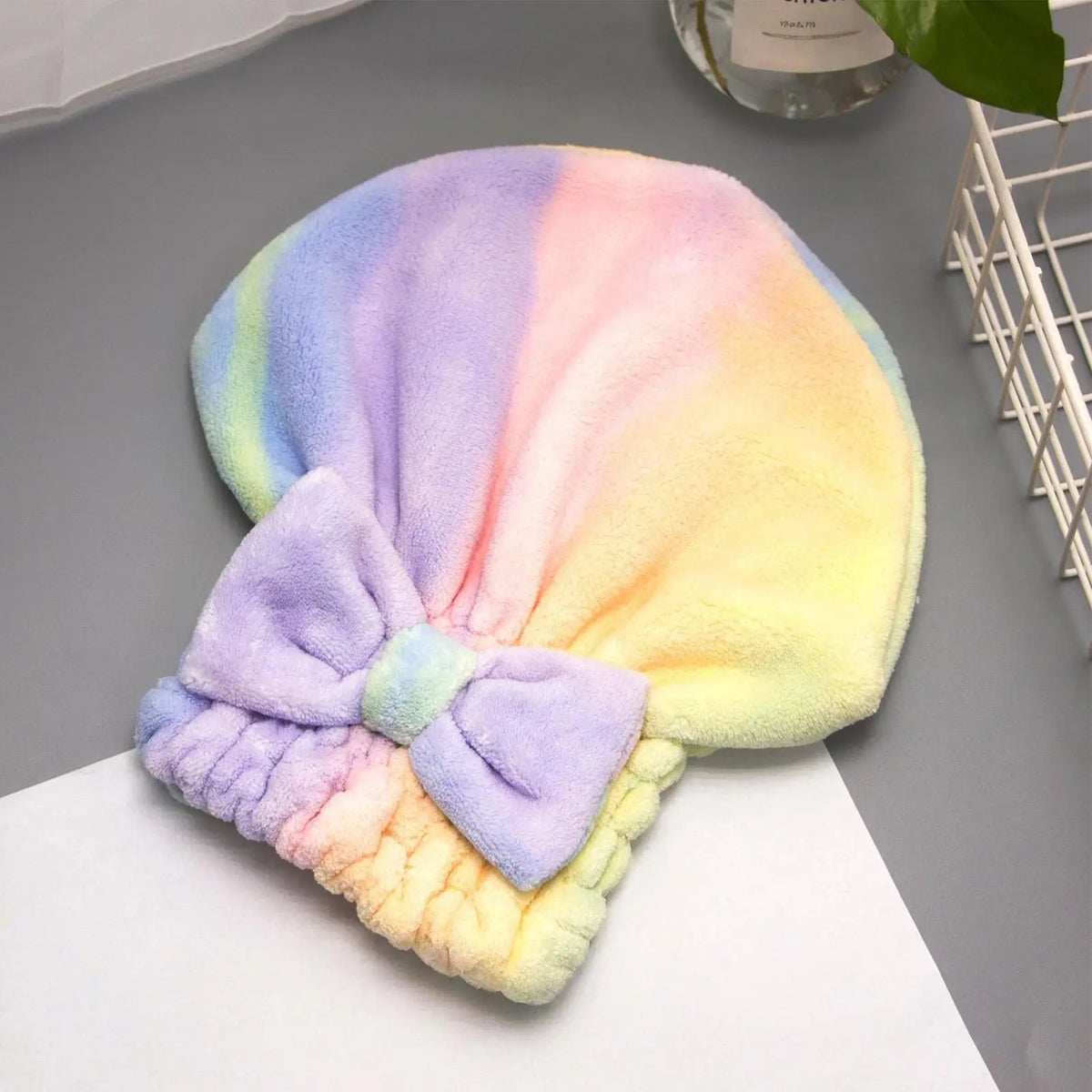 Coral Fleece Hair Towel Wrap – Quick-Dry & Frizz Control for Women
