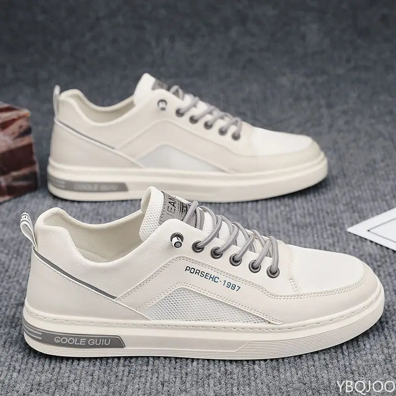 YBQJOO Men's Mesh Sneakers – Lightweight Breathable Casual Shoes