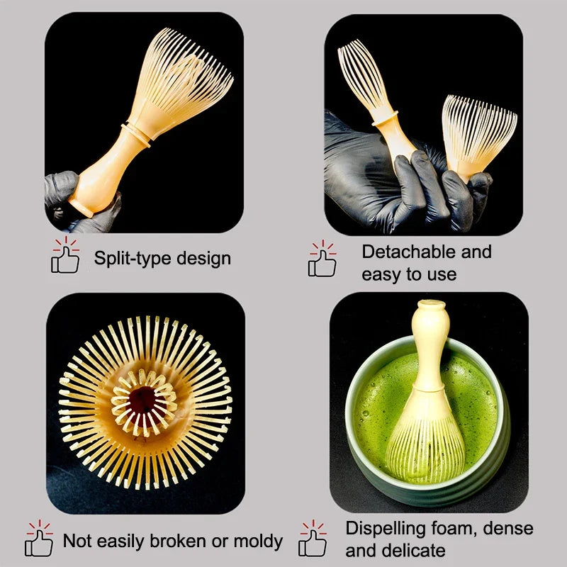 Traditional Matcha Whisk Reusable Resin Chasen Dishwasher Safe