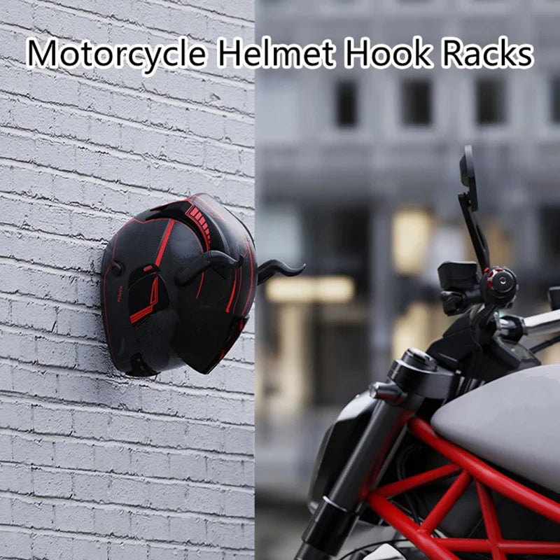 Multipurpose Wall Mount Hook – Helmet, Jacket & Bag Hanger