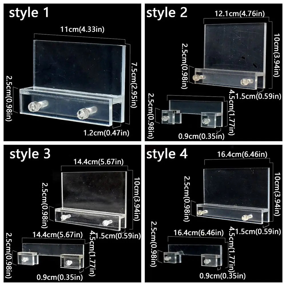Clear Acrylic Aquarium LED Light Holder – No-Drill Stand