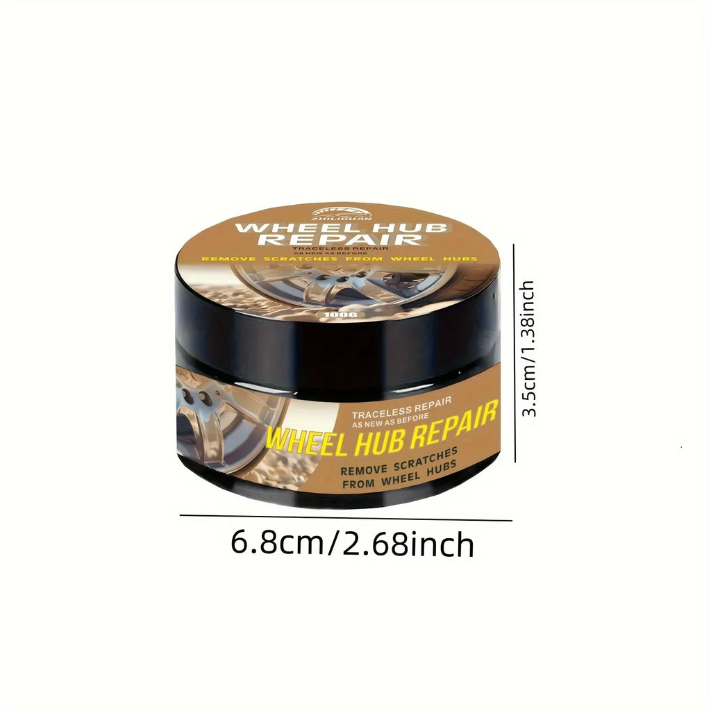 Car Wheel Hub Scratch Repair & Polishing Kit | Restore Shine