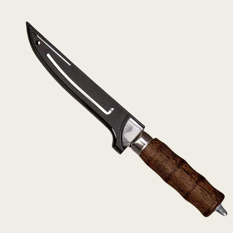Damascus Steel Boning Knife – 26cm Chef Knife Wooden Handle