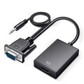 VGA to HDMI Adapter Cable with Audio – Full HD 1080p