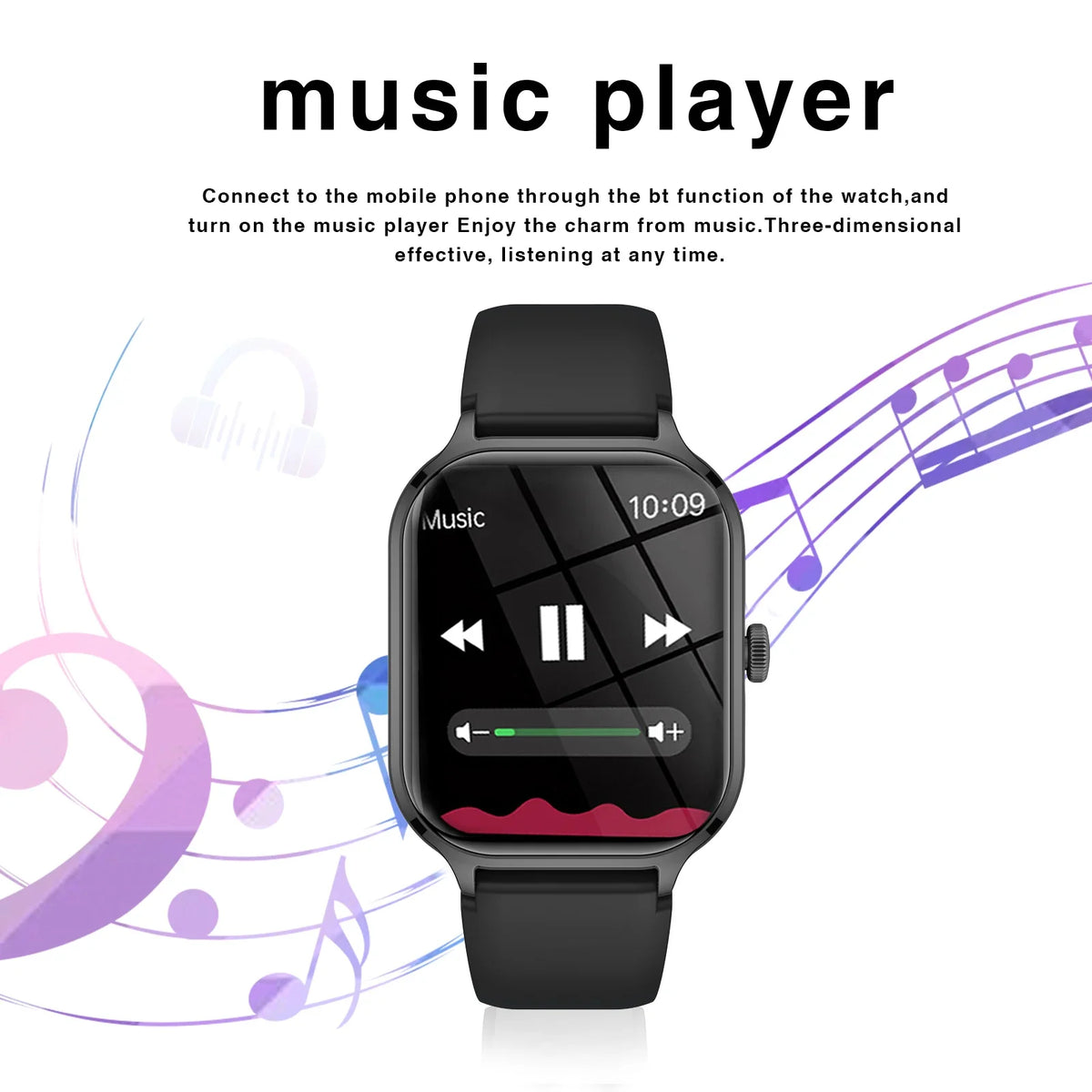 LOMAXFR 1.44" Smart Watch – Bluetooth Calling, iPhone & Android