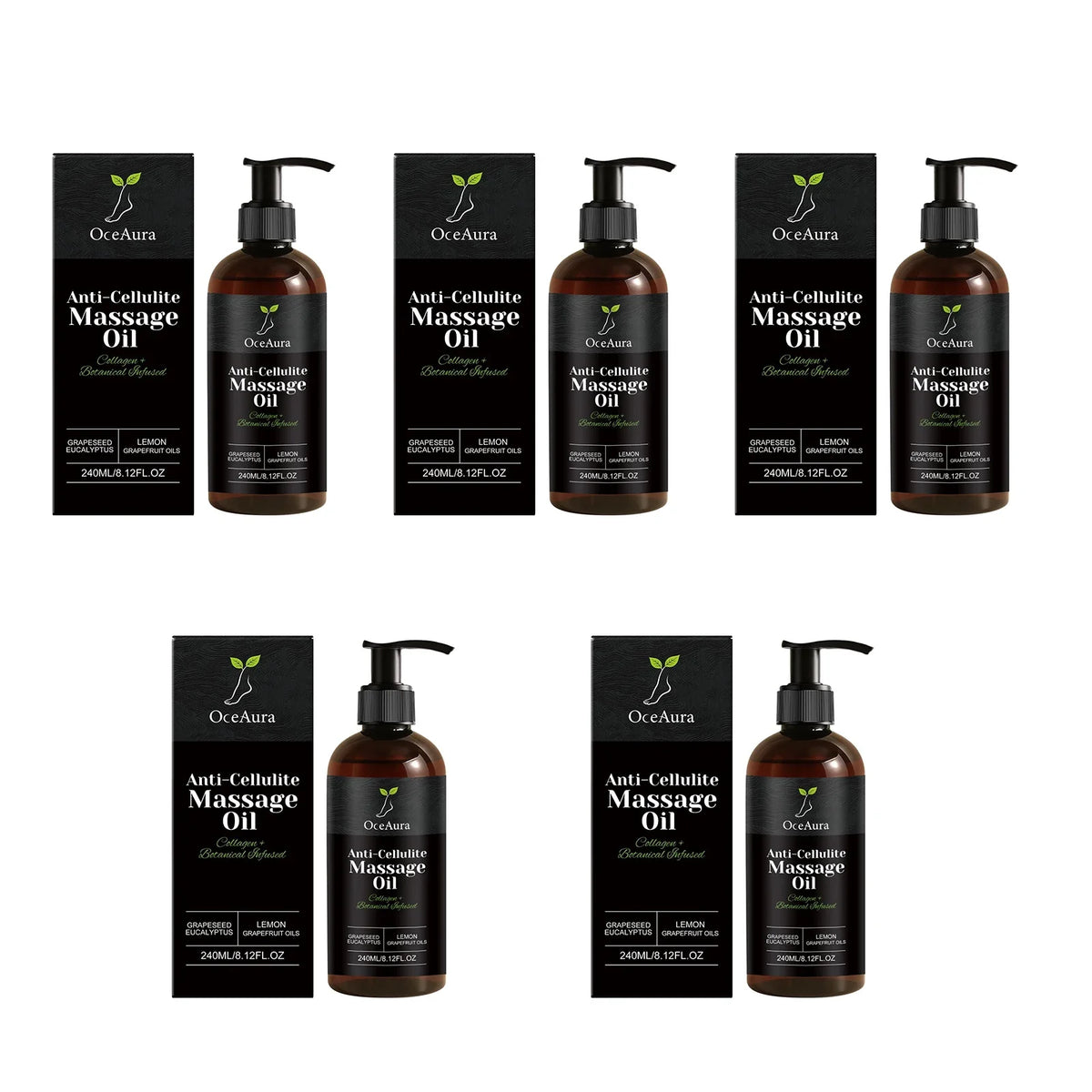 Collagen Anti-cellulite Massage Oil Abdomen Thigh Firming Nourishing