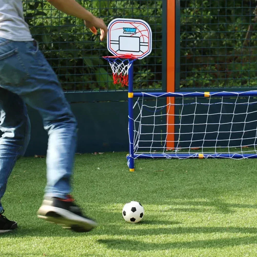 Detachable Toddlers Football Goal Soccer Door Gate Post Fun Games