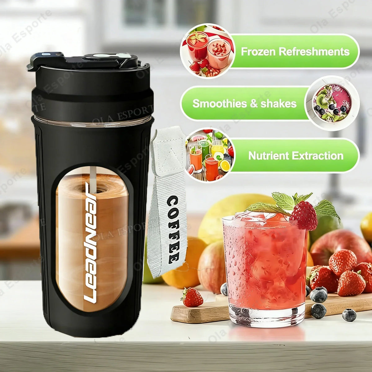 Electric Shaker Cup Automatic Self-mixing Sports Protein Powder
