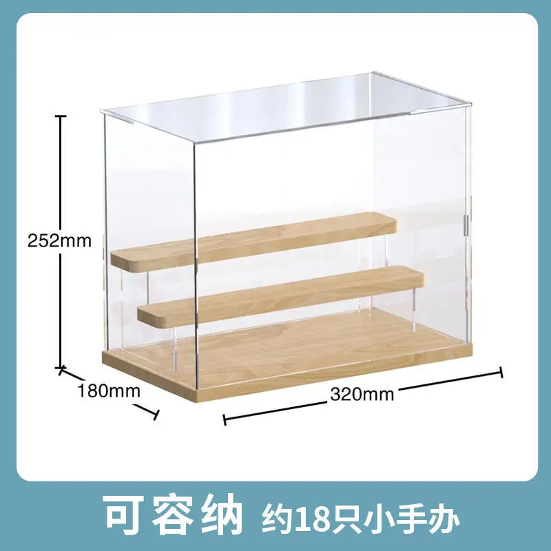 Acrylic Dust Cover Display Rack – Anime Figure & Jewelry Organizer