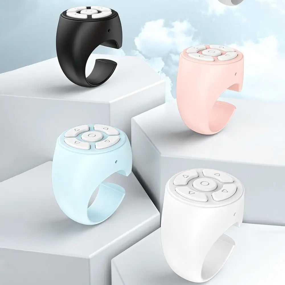 Bluetooth Remote Control – Selfie, Scroll & Camera Shutter