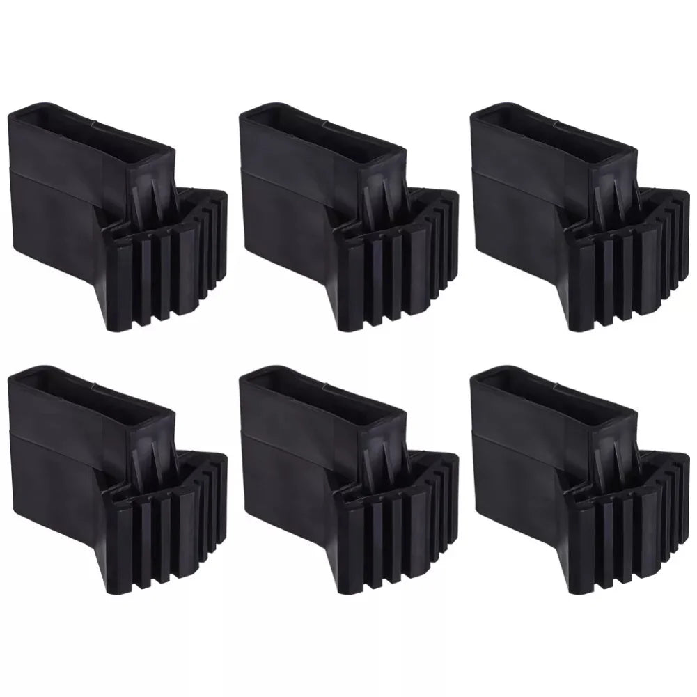 Non-Slip Rubber Ladder Feet Pads & Furniture Protectors 4/6 Pcs