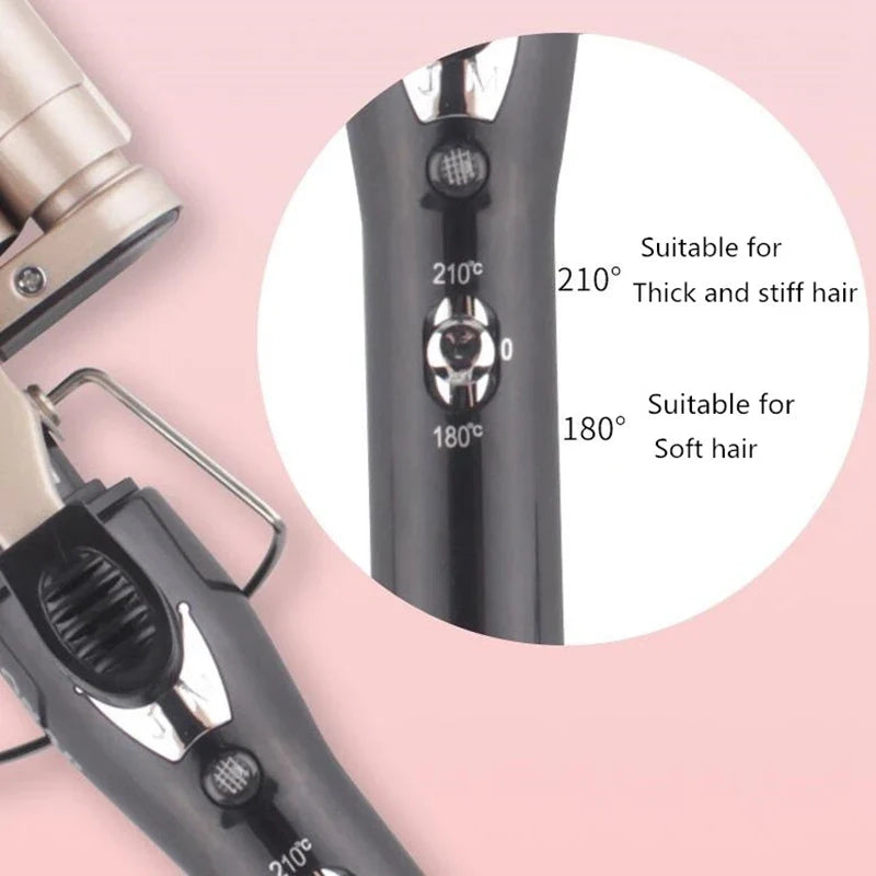 5-Tube Ceramic Wave Curling Iron | Fast-Heat Hair Waver