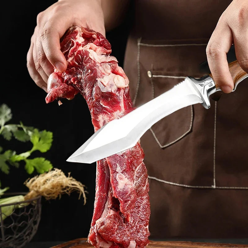 Japanese Chef's Knife – Sharp Stainless Blade & Wood Handle