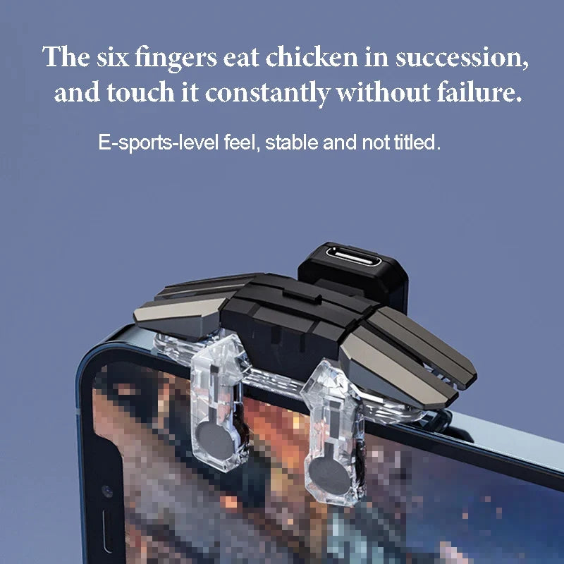 JS65 Six-fingered Chicken-eating Artifact Mobile Phone Auxiliary Gun