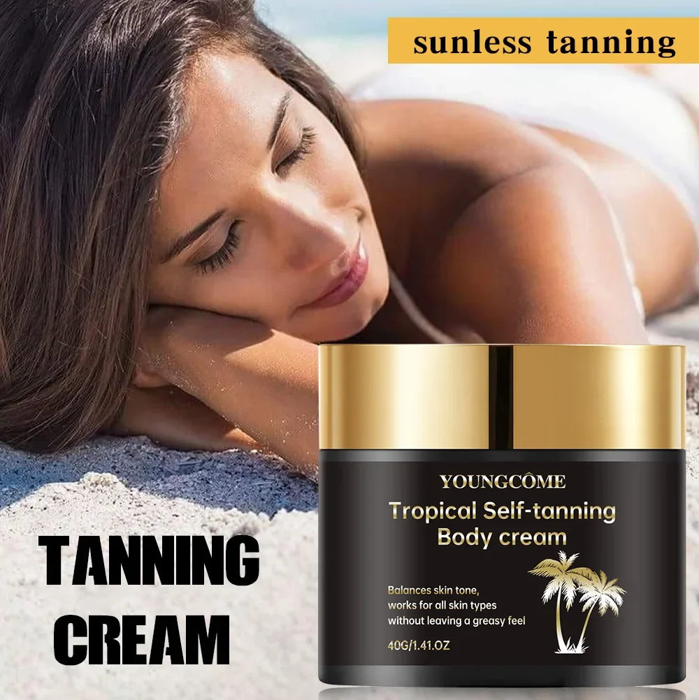Self Tanner Body Cream – Sunless Bronzer & Nourishing Lotion