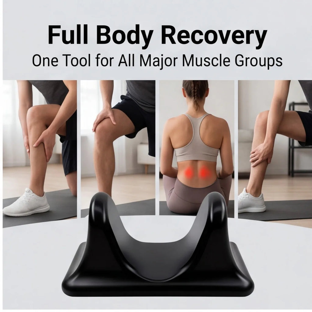 HOMEFISH Deep Tissue Muscle Massager Tool | Full Body Use