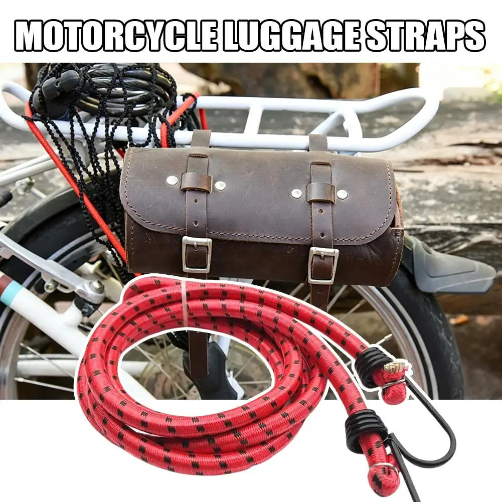 0 6-1 7M Elastic Bungee Cord Metal Hooks Luggage Packaging Strap