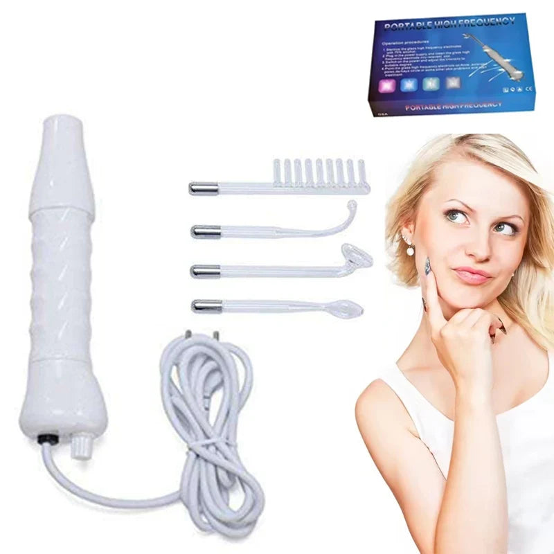 Portable High Frequency Skin Therapy Wand | Face Lift Device